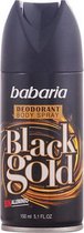 Deodorant Spray Men Black Gold Babaria (150 ml)