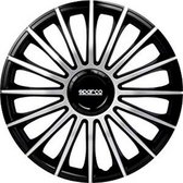 Hubkap Sparco Torino CS5 Zwart Ziverachtig 14" (4 uds)