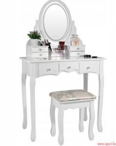 Cosmetische tafel Coiffeuse blanche MODEL 2021