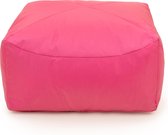 Drop & Sit Poef – Roze – 65 x 65 x 35 cm - Vierkant