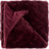 Unique Living | Plaid Quincy 150x200cm bloodstone