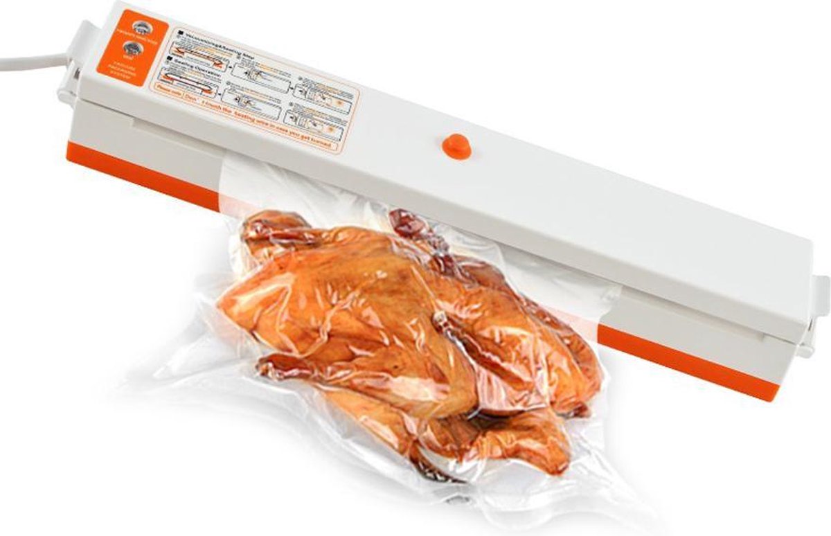 Nonna vacumeermachine 80W / 43KPA - Vacuum sealer - Incl. 10 vacumeerzakken - Rolbreedte: 295mm