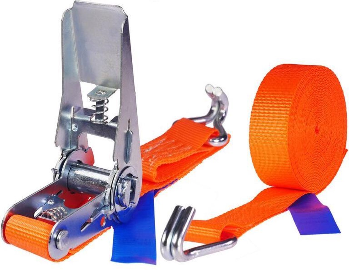 Spanbanden met ratel, 2 x 2000 kg, 5 m