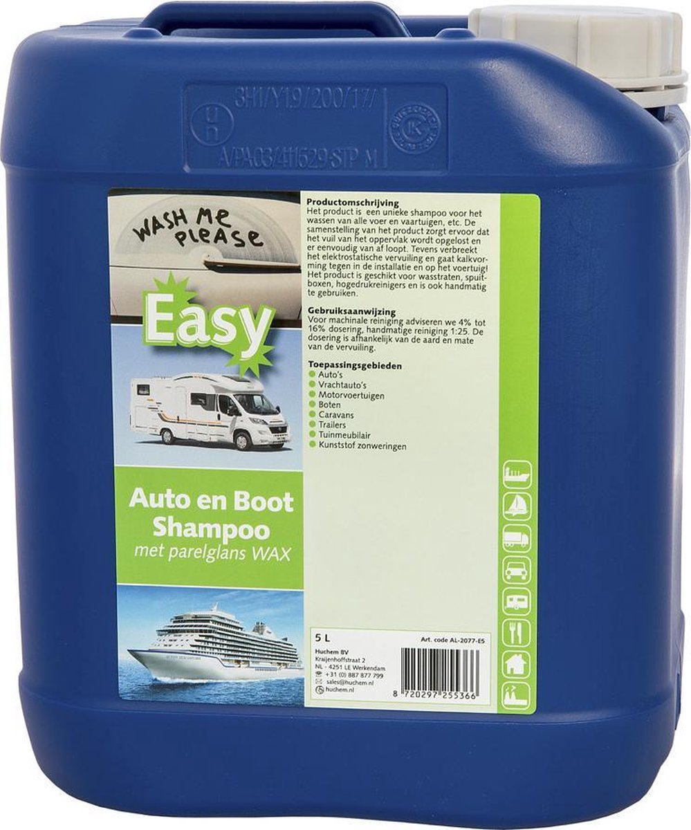 Autoshampoo | Advanced Shampoo | Easy | 5L | Auto | Boot | Fiets | Scooter