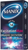 Condooms Manix Excitation Max Nee 18,5 cm (14 uds)