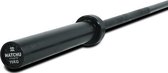 Matchu Sports -Olympic Barbell - 15 kg - Olympisch halterstang - 25,5mm grip - 450KG - Zwart