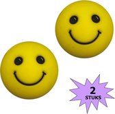 Fako Bijoux® - Tennisdemper - Emoji - Happy - 2 Stuks