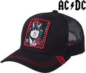 Uniseks Pet ACDC Zwart (58 cm)