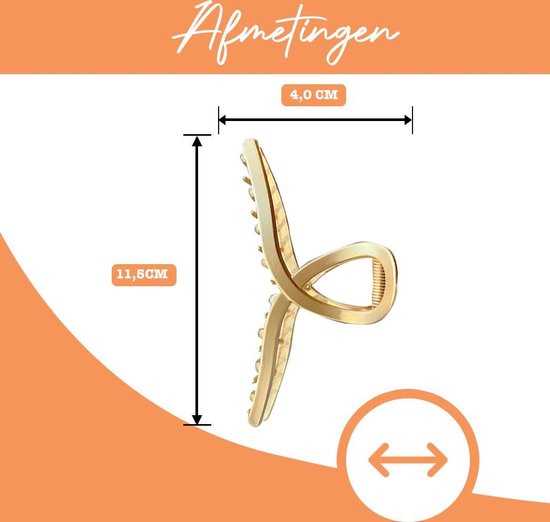 Premium à Pinces à cheveux Premium - pack de 2 - pince à cheveux - Barettes et pinces à cheveux femmes - pince banane - épingle à cheveux - griffe à cheveux - Groot pince à cheveux - pince à cheveux - Groot pince à cheveux - épingles à cheveux femmes