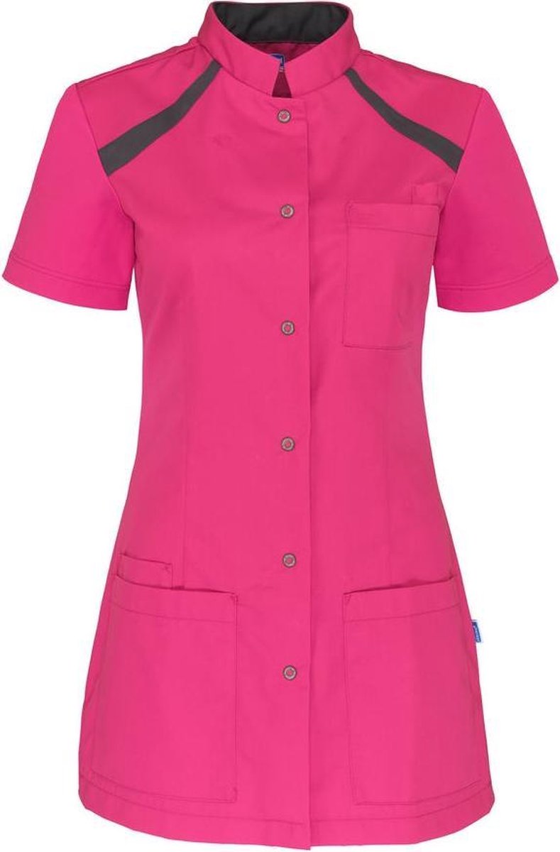 De Berkel Tula zorgjas-M -roze/donkergrijs (B4264325317M)
