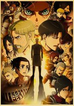 Attack On Titan Poster - Anime Manga Poster - 42 x 30 cm