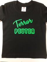 T-shirt terror peuter maat 98/104