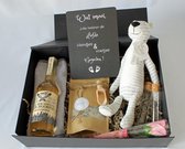 Giftbox Nieuw Geluk - cadeau geboorte - cadeau zwangerschap - kraammand - cadeau baby