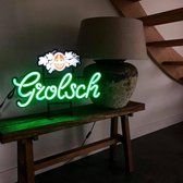 Neon verlichting Grolsch 50x33cm Lichtbak