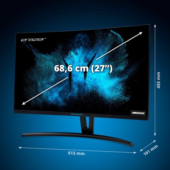 Z-Edge oniteur de jeu incurvé de 27 po 16