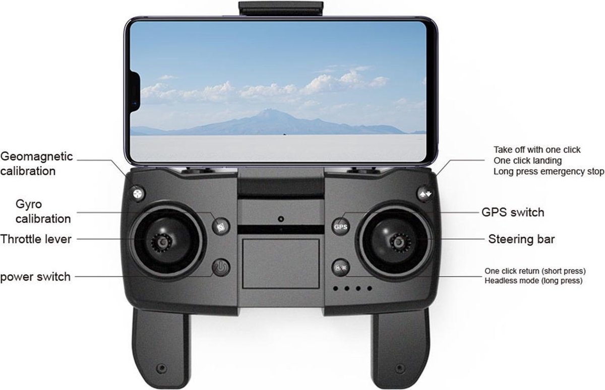 G21 Drone Met 4k Dual Camera - GPS - Brushless - Inclusief Opbergtas ...