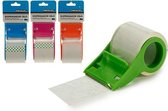 Dispenser Plakband Transparant (5,5 x 15 x 5,5 cm)