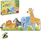 Kinderpuzzel Diset XXL Jungle (16 Onderdelen)
