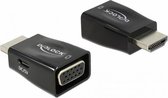 Adapter HDMI naar VGA DELOCK 65902 1920 px Zwart