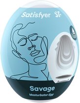 Satisfyer Mini Masturbator SAVAGE - lichtblauw