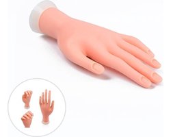 Oefenhand Voor Nagels | Oefenhand | Nailtrainer | Acryl Nagel Starterspakket | Beweegbare Nail Practice Hand | Nagel Oefenhand | Oefenvinger | Nagelstyliste | Manicure Set | Manicure Hand Beweegbaar