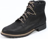 Zwarte Durea Veterschoenen Wijdte H