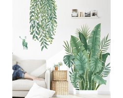 Wanddecoratie Woonkamer | Muurstickers Slaapkamer | Muursticker Boom | 3D Stickers | Jungle