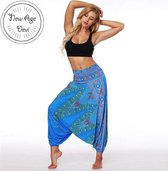 New Age Devi yoga pants loose women high waist Women Summer Loose Yoga Trousers Baggy Boho Jumpsuit Harem Pants gym turquoise