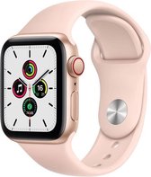 APPLE Watch SE GPS + Cellular 40mm Gold Aluminium Case with Pink Sand Sport Band Regular