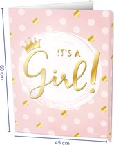 Uithangbord - Window signs - It's a Girl!