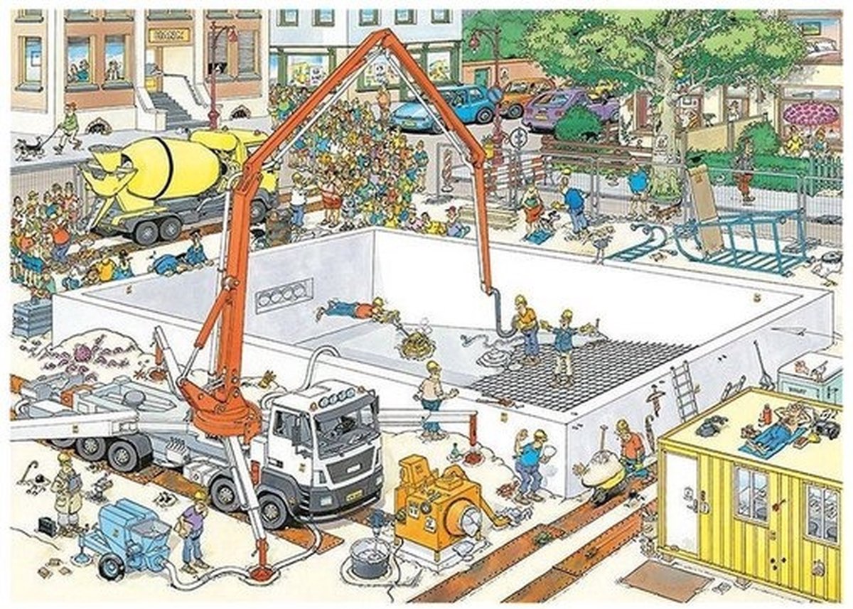 Jan van Haasteren - Bijna Klaar? - 1000 stukjes puzzel — afbeelding 3