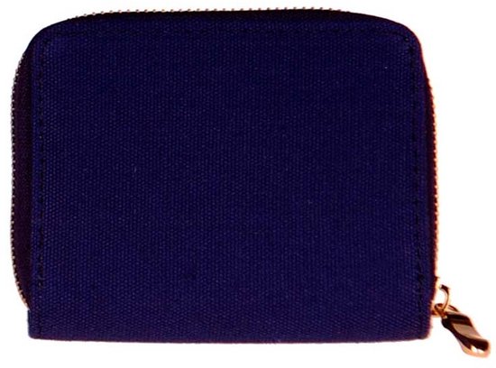 Portemonnee Stof Blauw - 11x9cm