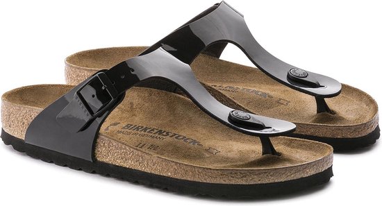 Birkenstock Gizeh - Slippers - Black Patent - Regular