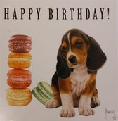 Kaart - Franciens katten - Happy Birthday! - Hond