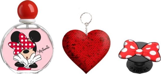 Airval Geurset Minnie Meisjes 50 Ml Roze/rood 3-delig