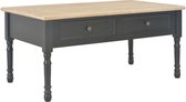 Salontafel 100x55x45 cm hout zwart