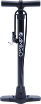 Bol.com AMIGO Fietspomp M1 - Vloerpomp voor Hollands ventiel/ Frans ventiel/ Autoventiel - Zwart aanbieding