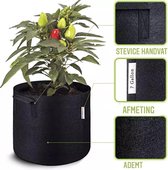 Repus - Planten groeizak - 35x40 CM - Set van 2 stuks - Gallon 12 - Groeipot - Kweekzak - Plantenzak - Plantenbak - Growbag - Trendy Plantentas - Duurzaam - Herbruikbaar - Bloempot