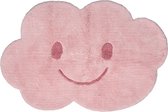 Nattiot - Nimbus Happy Cloud Pink Vloerkleed Voor Kinderkamer - 75 x 115 cm
