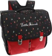 LITTLE MARCEL - SATCHEL 2 COMPART + 2 ZAKKEN MET RITS 38X14X34 POLYESTER SWALLOWS POLYESTER VOERING LITTLE MARCEL