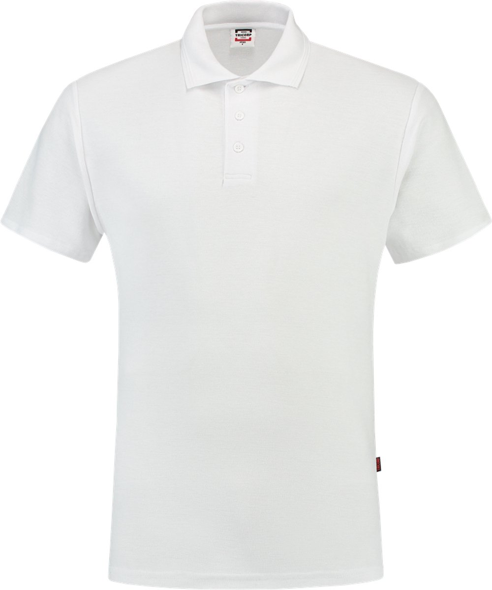 Tricorp Poloshirt 100% katoen - Casual - 201007 - Wit - maat S