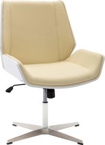 Bureaustoel - Voor Volwassenen - Bureaustoelen -  Modern - Wit - Aluminium - 60 cm x 65 cm x 83 cm