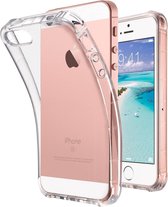 iPhone 5 / 5S / 5C / SE (2016) - Anti Shock Silicone Bumper Hoesje - Transparant