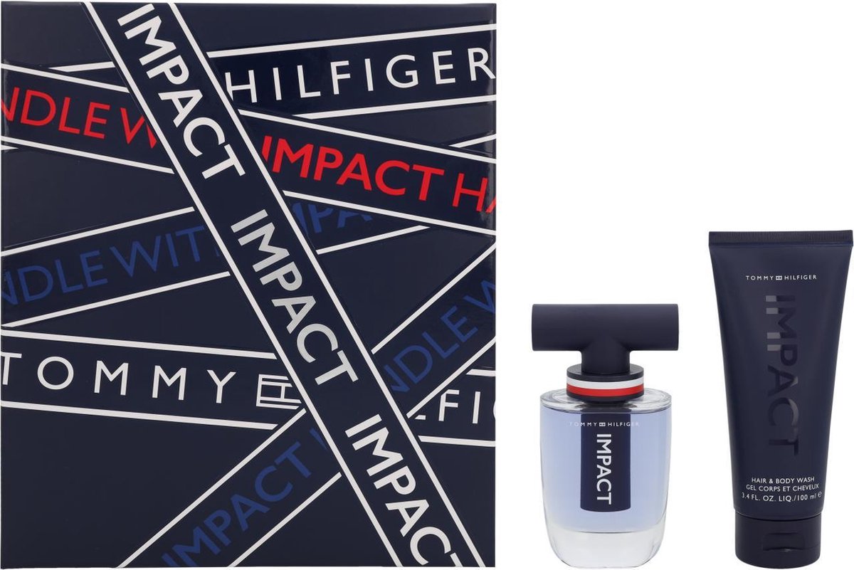 Goedkoopste Tommy Hilfiger Tommy Impact Geschenkset - Eau de Toilette Douchegel