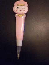 Diamond painting - Pen met LED-verlichting (1 kop) - Roze