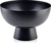METALEN DECORATIE SCHAAL | FRUITSCHAAL | ZWART | ø 35.5 cm