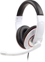 Gembird MHS-001-GW - Koptelefoon met microfoon, glossy wit