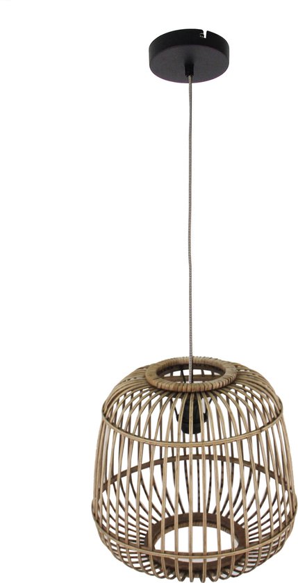 Suspension Chericoni Trapèze - 1 lumière - Ø 40 cm; Bamboe Nature