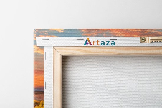 Artaza Peinture sur toile Lever de soleil sur le champ de maïs – 20 x 30 – Klein – Photo sur toile – Impression sur toile