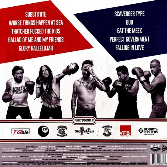 NOFX & Frank Turner - West Coast Vs. Wessex (LP), NOFX vs Frank